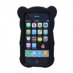 Wholesale iPhone 4 4S 3D Gummy Bear Case (Black)